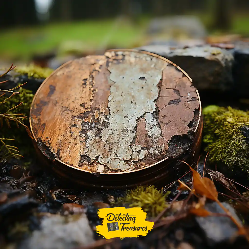 Damaged artifact found when metal detecting in Illinois