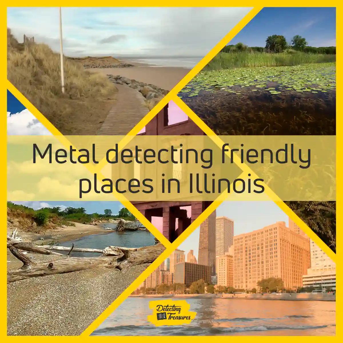 Metal detecting friendly places in Illinois