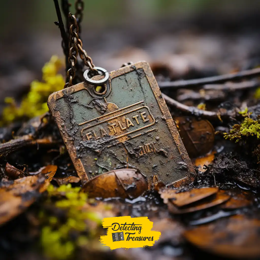 Old dog tag found when metal detecting in Illinois