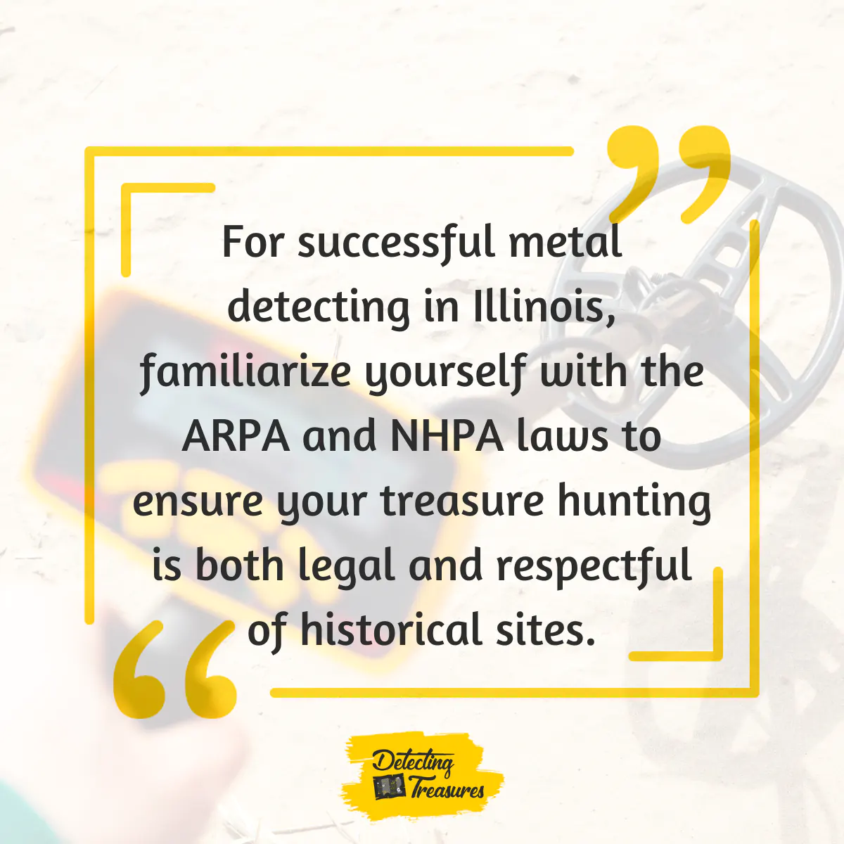 Tip for detecting metals in Illinois state